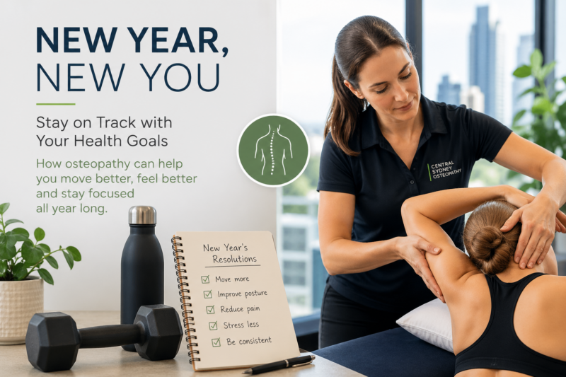 New Year, New You: Stay on Track with Your Health Goals at Central Sydney Osteopathy