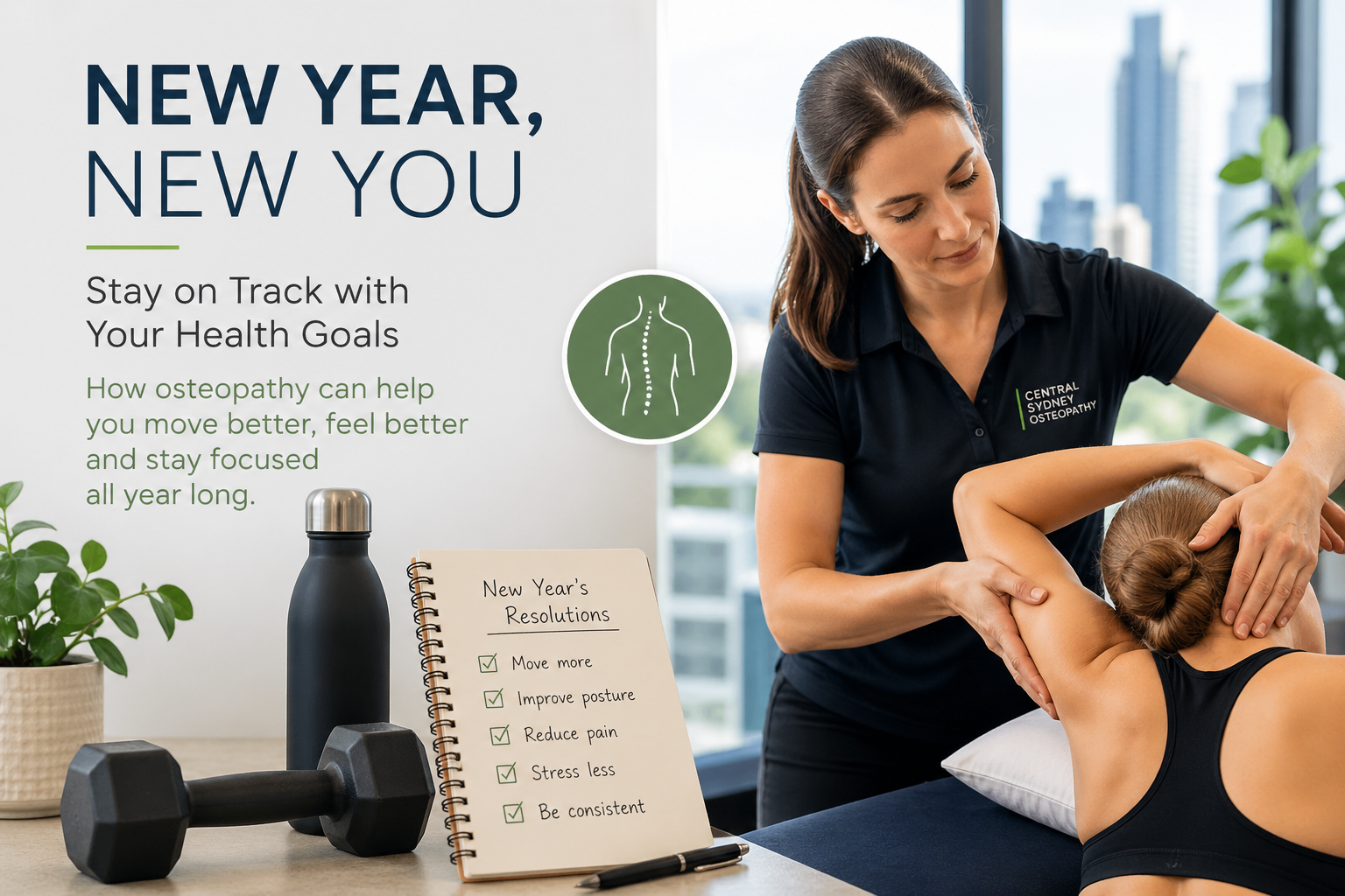 New Year, New You: Stay on Track with Your Health Goals at Central Sydney Osteopathy